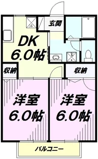 サントゥールB【1階】の間取り