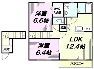ダイヤメゾン【2階】の間取り