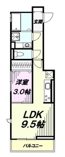 M’sガーデン【3階】の間取り