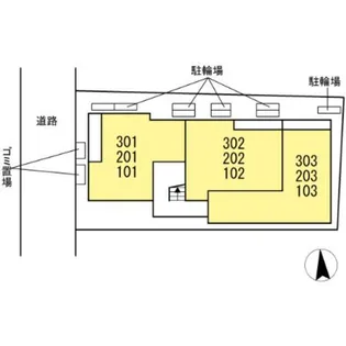 D−ROOM元横山町【302号室】の外観