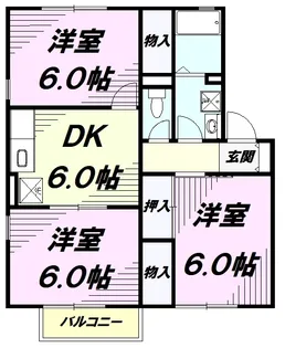 クレールパピヨンN【1階】の間取り