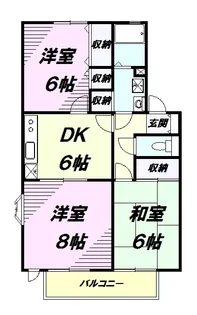 パークサイドM&T【2階】の間取り