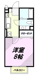 ST北野【1階】の間取り