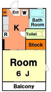 ハイツ平成【101号室】の間取り