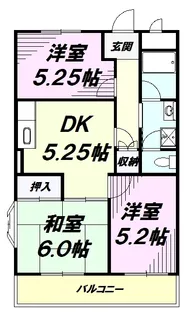 ハウスフローラ【203号室】の間取り