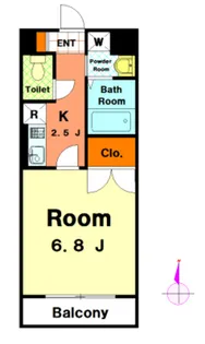 トレセリア暁町【3階】の間取り