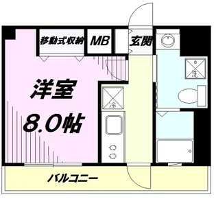 ライジングプレイス八王子みなみ野【5階】の間取り
