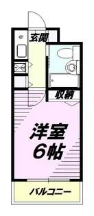 パークテラス八王子【3階】の間取り