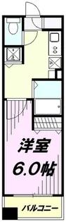 1Kの間取り画像