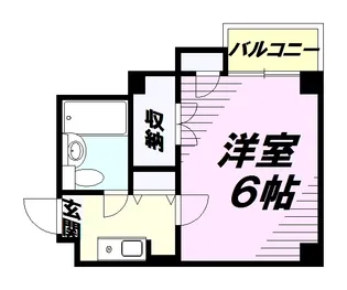 コアハイム八王子【506号室】の間取り