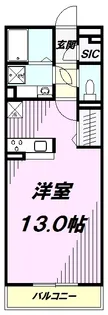 サンク フレール【1階】の間取り