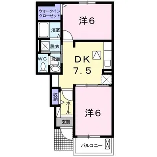 シエル・エトワレⅠ【1階】の間取り
