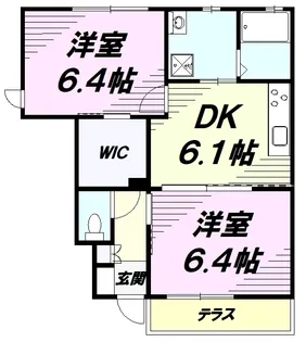サンシャインエスⅡ【101号室】の間取り