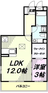 ガーデンヴィラ豊田【3階】の間取り