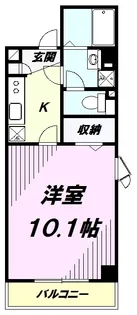 ラ・プランタン【2階】の間取り