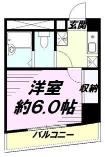 フレンシアノイエ八王子【8階】の間取り