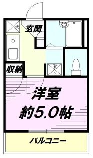 FRENCIA NOIE 八王子【10階】の間取り