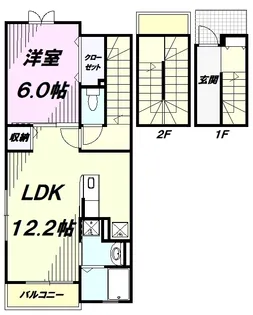 フォリエージュ【3階】の間取り