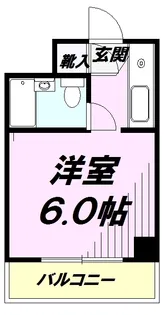 アークガーデン八王子【207号室】の間取り
