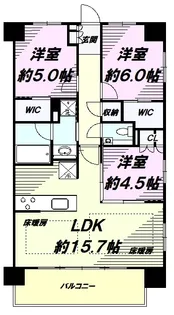 プレシス八王子レグリオ【9階】の間取り