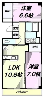 フォルトゥーナ【5階】の間取り