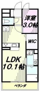 クレイドル【1階】の間取り
