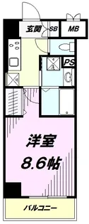 クレール南町【5階】の間取り