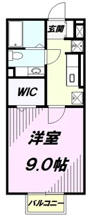 グレースコートA【1階】の間取り