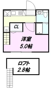 1Kの間取り画像