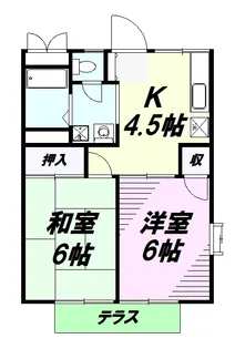 ウエストヒルズ・ショウ B【1階】の間取り