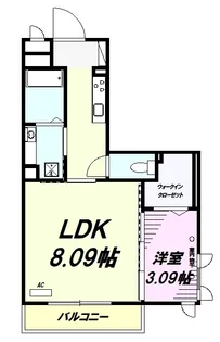 グランメゾン北野【1階】の間取り