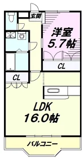 ジラフ2010【2階】の間取り