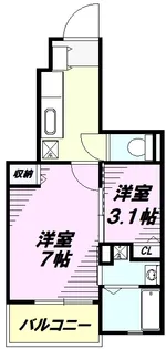 グランツェン【1階】の間取り