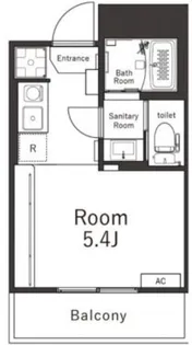 FRENCIA NOIE 八王子【4階】の間取り