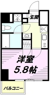 プレセダンヒルズ八王子【2階】の間取り