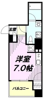 プレセダンヒルズ八王子【6階】の間取り