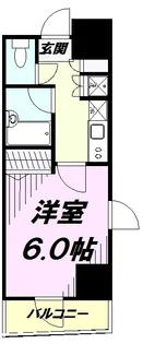 スパシエ八王子クレストタワー【7階】の間取り