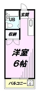 菊井コーポ【3階】の間取り