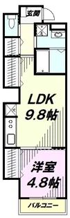 ミカーサ八木町【6階】の間取り
