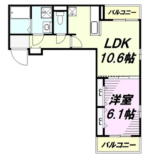 ラシュレ【3階】の間取り
