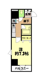 スパシエ八王子クレストタワー【311号室】の間取り