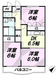 レジデンス山崎【4階】の間取り