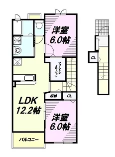 セイバリー・リヴァー【2階】の間取り