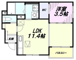 フォレスタ ヴェルデ【1階】の間取り