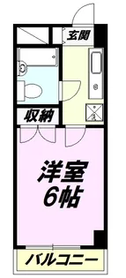 スカイコート八王子【3階】の間取り