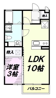 ホワイトミーティアA【1階】の間取り