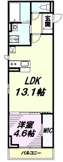 アグノス エーナ【1階】の間取り