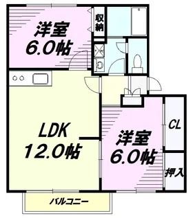 カサグランデ【2階】の間取り