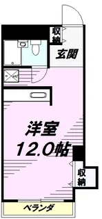 ホワイトウイング中野上町【3階】の間取り