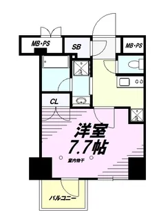 プレシャスハーモニー八王子【1008号室】の間取り
